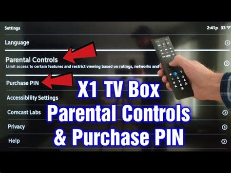 How to use parental controls on your TV box .